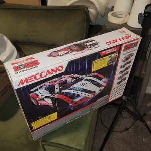 Meccano 27-in-1 Motorized Supercar STEM Model Building Kit
